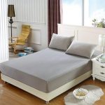 ملاية سرير قطن 100% بمطاط – نعومة 200TC وثبات مثالي