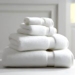 فوطة يد وايت جولد 33×33 – Pure Cotton Elegance