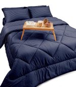 لحاف شتوي مخطط – دفء مثالي ونعومة فائقة