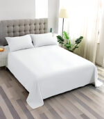 100% Cotton Flat Bed Sheet – Natural Softness & Everyday Elegance