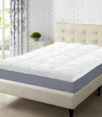 ⁦Hollow Fiber Mattress Topper – Optimal Support & Comfort⁩ - الصورة ⁦3⁩