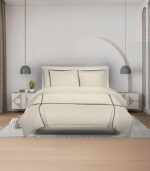 ⁦Cotton Quilt Cover with Ribbon – Soft & Elegant Style⁩ - الصورة ⁦6⁩