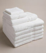 ⁦Cotton Towel Set – Soft & High Absorbency⁩ - الصورة ⁦3⁩